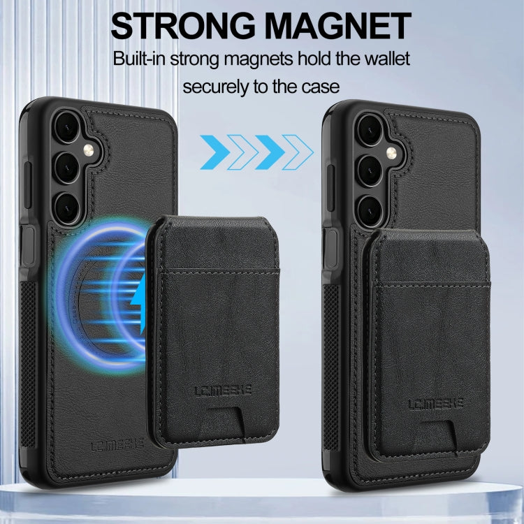 LC.IMEEKE L3 Series Detachable RFID Card Bag Magsafe Phone Case, For Samsung Galaxy S24 FE 5G, For Samsung Galaxy S24 Ultra 5G, For Samsung Galaxy S24+ 5G, For Samsung Galaxy S24 5G