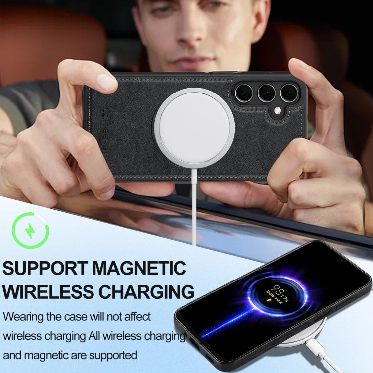 LC.IMEEKE L3 Series Detachable RFID Card Bag Magsafe Phone Case, For Samsung Galaxy S24 FE 5G, For Samsung Galaxy S24 Ultra 5G, For Samsung Galaxy S24+ 5G, For Samsung Galaxy S24 5G