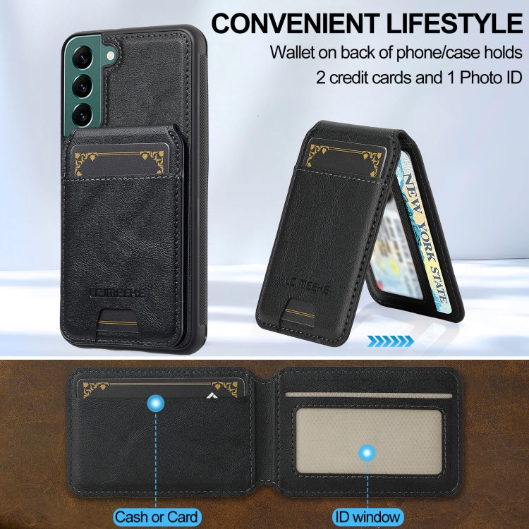 LC.IMEEKE L3 Series Detachable RFID Card Bag Magsafe Phone Case, For Samsung Galaxy S21+ 5G, For Samsung Galaxy S21 Ultra 5G