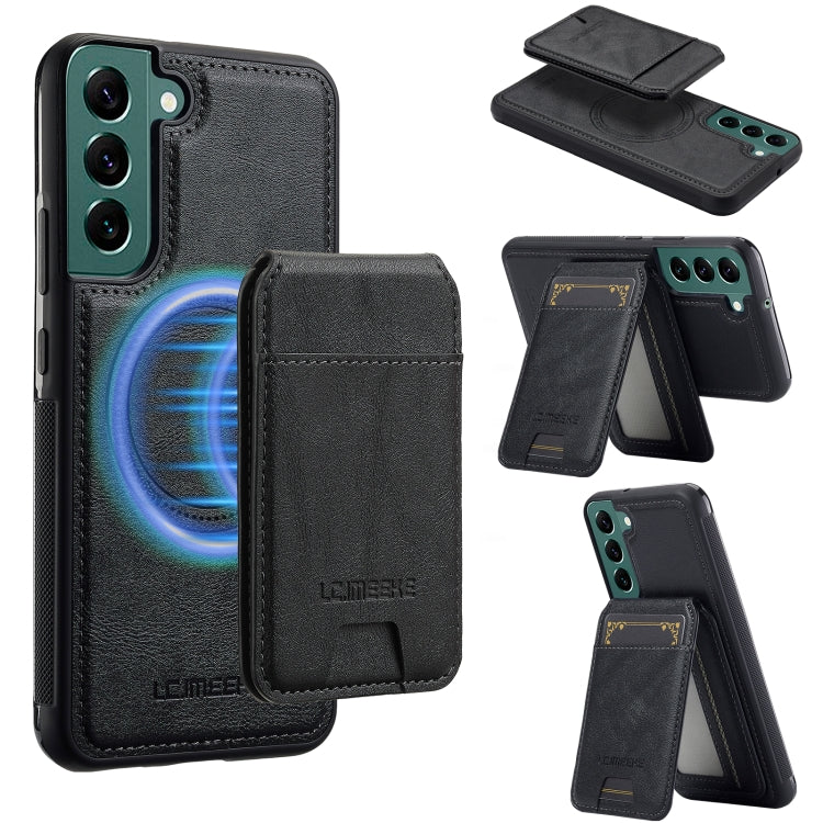 LC.IMEEKE L3 Series Detachable RFID Card Bag Magsafe Phone Case, For Samsung Galaxy S22+ 5G, For Samsung Galaxy S22 5G, For Samsung Galaxy S21 FE 5G, For Samsung Galaxy S21 5G