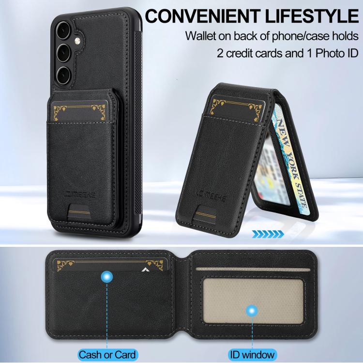 LC.IMEEKE L3 Series Detachable RFID Card Bag Magsafe Phone Case, For Galaxy S26 FE 5G, For Samsung Galaxy S26+ 5G, For Samsung Galaxy S26 Ultra 5G, For Samsung Galaxy S26 5G