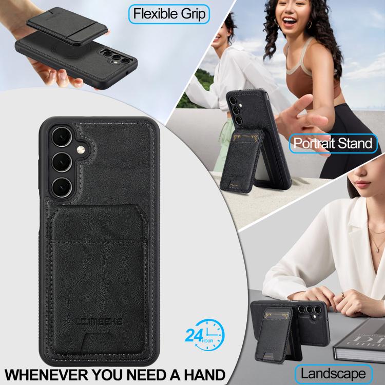 LC.IMEEKE L3 Series Detachable RFID Card Bag Magsafe Phone Case, For Galaxy S26 FE 5G, For Samsung Galaxy S26+ 5G, For Samsung Galaxy S26 Ultra 5G, For Samsung Galaxy S26 5G