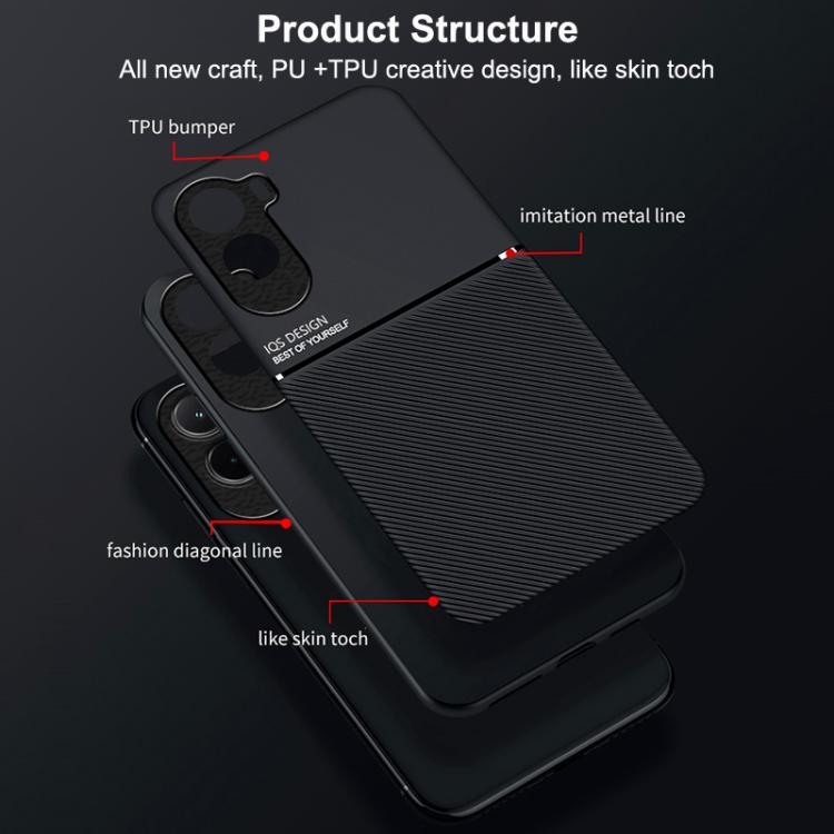 Classic Tilt Strip Grain Magnetic PC Hybrid TPU Phone Case, For Xiaomi Poco M7 4G 169mm, For Xiaomi 15T Pro 5G, For Xiaomi 15T 5G, For Xiaomi 15S Pro, For Xiaomi 15 Ultra, For Xiaomi Poco M7 Pro 5G