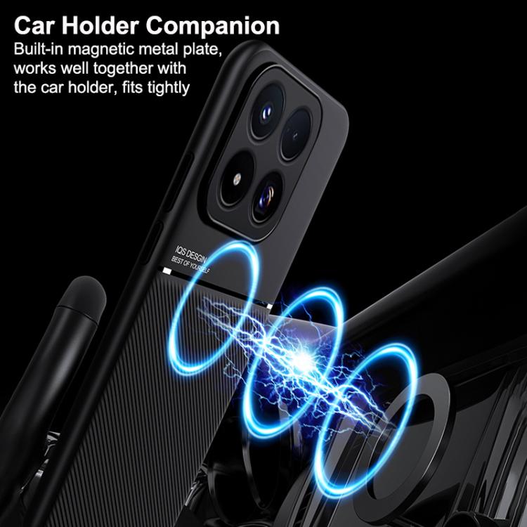 Classic Tilt Strip Grain Magnetic PC Hybrid TPU Phone Case, For Xiaomi 17 Max 5G, For Xiaomi 17T Pro 5G, For Xiaomi 17T 5G, For Xiaomi 17 Pro Max, For Xiaomi 17 Pro, For Xiaomi 17
