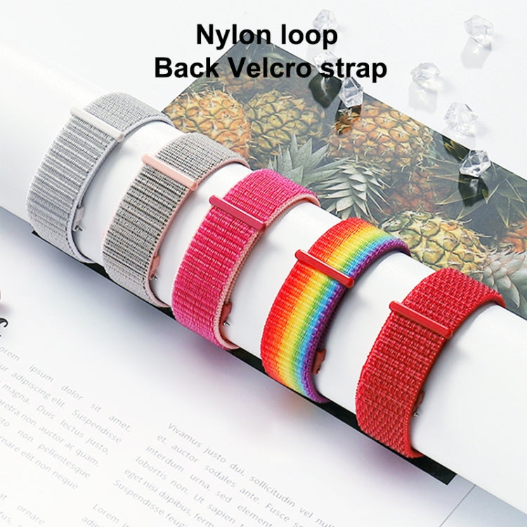 For Samsung Galaxy Watch 46mm Nylon Braided Watch Band(ArmyGreen)