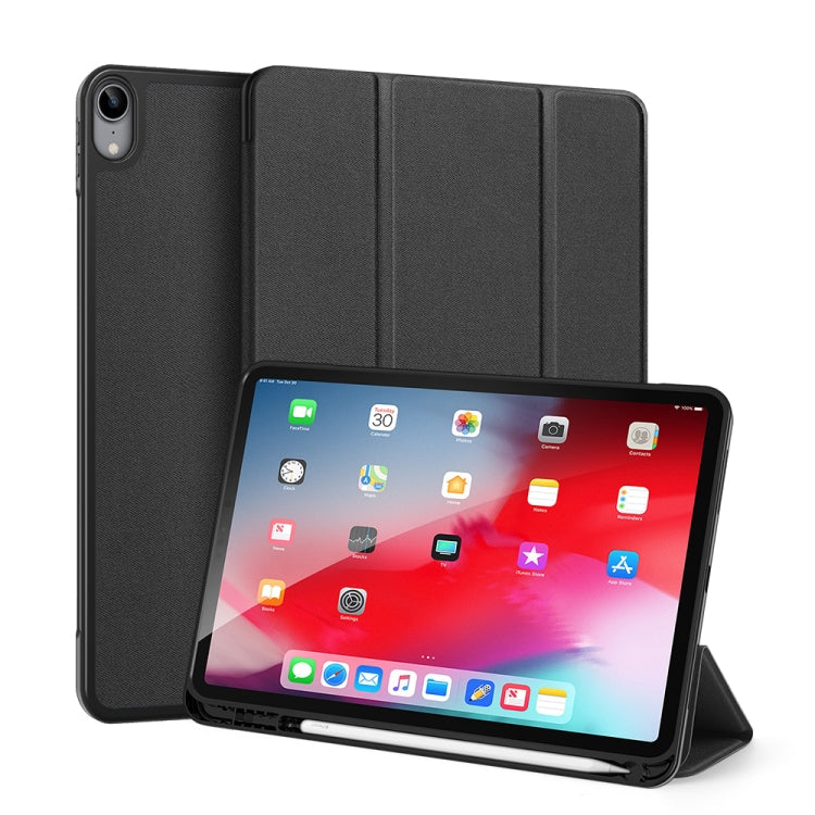 DUX DUCIS Domo Series Horizontal Flip Magnetic TPU + PU Leather Case with Three-folding Holder & Pen Slot & Sleep / Wake-up Function, For iPad Air 11 2025 / 2024 / 2022 / 2020 10.9
