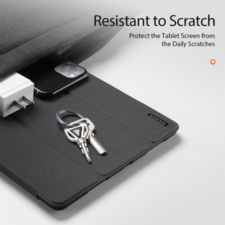 DUX DUCIS Domo Series Horizontal Flip Magnetic TPU + PU Leather Case with Three-folding Holder & Pen Slot & Sleep / Wake-up Function, For iPad Air 11 2025 / 2024 / 2022 / 2020 10.9