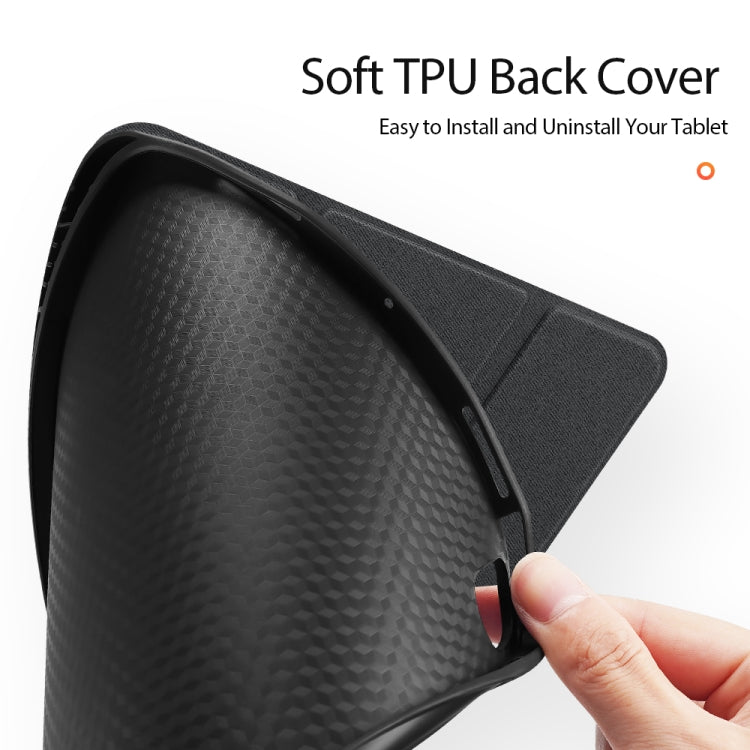 DUX DUCIS Domo Series Horizontal Flip Magnetic TPU + PU Leather Case with Three-folding Holder & Pen Slot & Sleep / Wake-up Function, For iPad Air 11 2025 / 2024 / 2022 / 2020 10.9