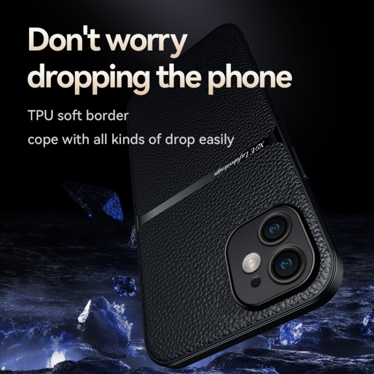Litchi Leather Magnetic Full Coverage Shockproof Phone Case, For iPhone 12, For iPhone 12 Pro Max, For iPhone 12 Pro, For iPhone 11 Pro Max