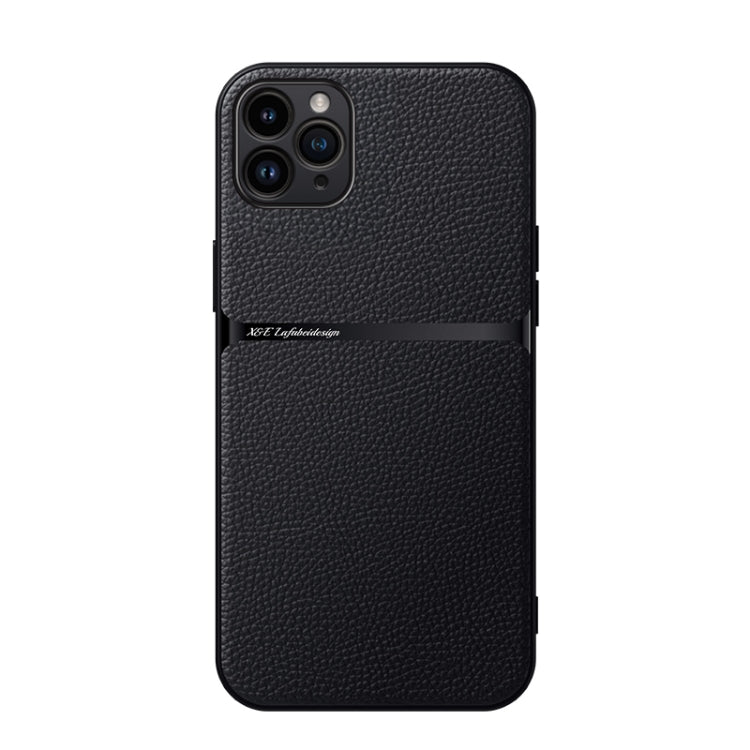 Litchi Leather Magnetic Full Coverage Shockproof Phone Case, For iPhone 12, For iPhone 12 Pro Max, For iPhone 12 Pro, For iPhone 11 Pro Max
