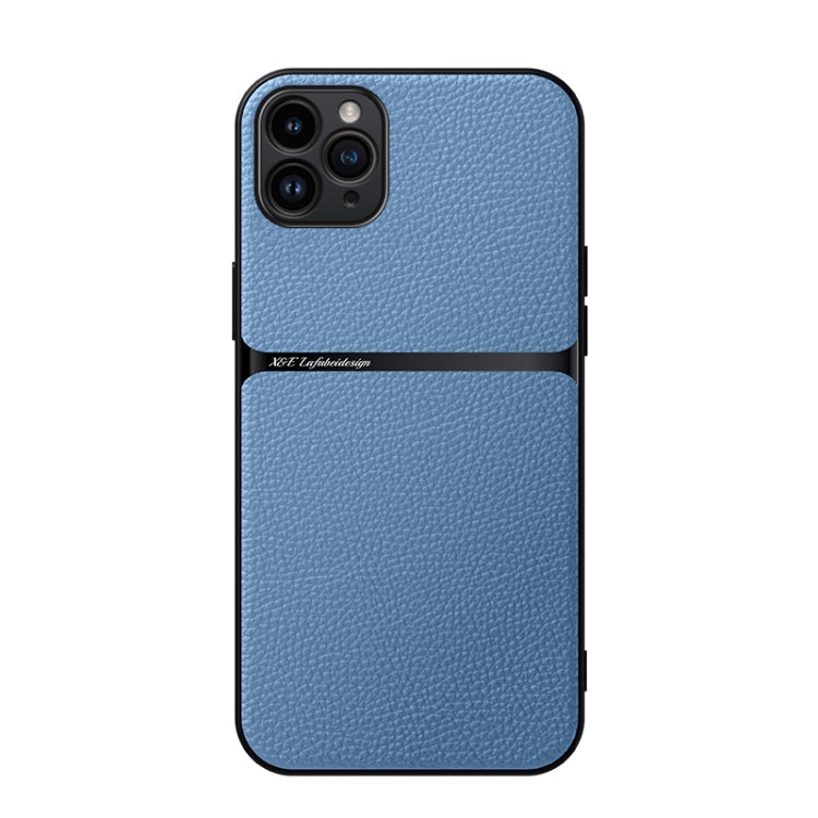 Litchi Leather Magnetic Full Coverage Shockproof Phone Case, For iPhone 12, For iPhone 12 Pro Max, For iPhone 12 Pro, For iPhone 11 Pro Max