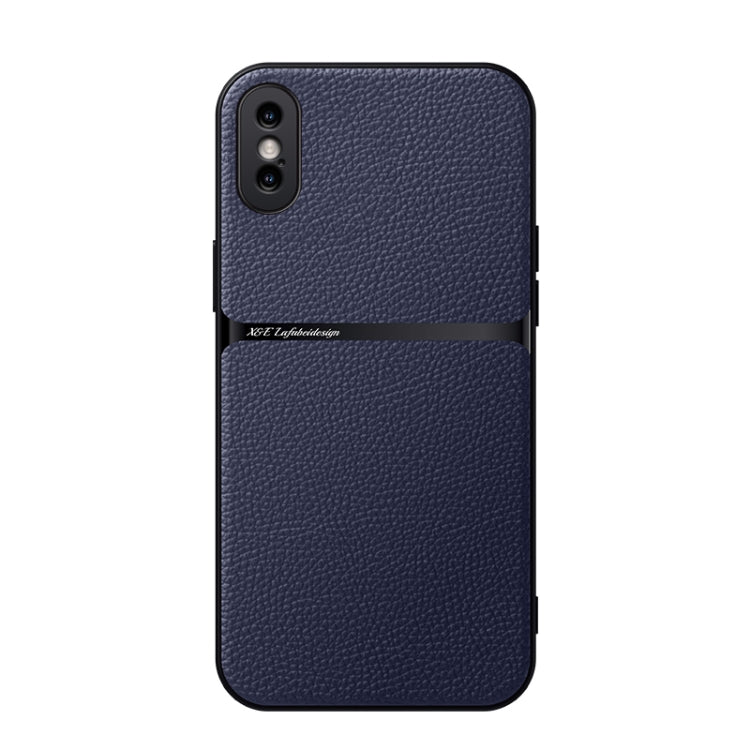 Litchi Leather Magnetic Full Coverage Shockproof Phone Case, For iPhone 11, For iPhone 11 Pro, For iPhone X / XS, For iPhone XR