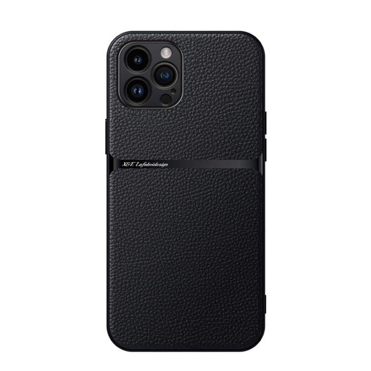 Litchi Leather Magnetic Full Coverage Shockproof Phone Case, For iPhone 12, For iPhone 12 Pro Max, For iPhone 12 Pro, For iPhone 11 Pro Max