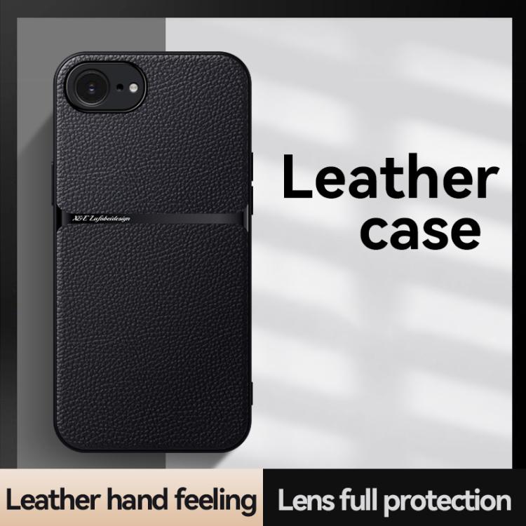 Litchi Leather Magnetic Full Coverage Shockproof Phone Case, For iPhone 17e / 16e, For iPhone 17 Pro Max, For iPhone 17 Pro, For iPhone 17
