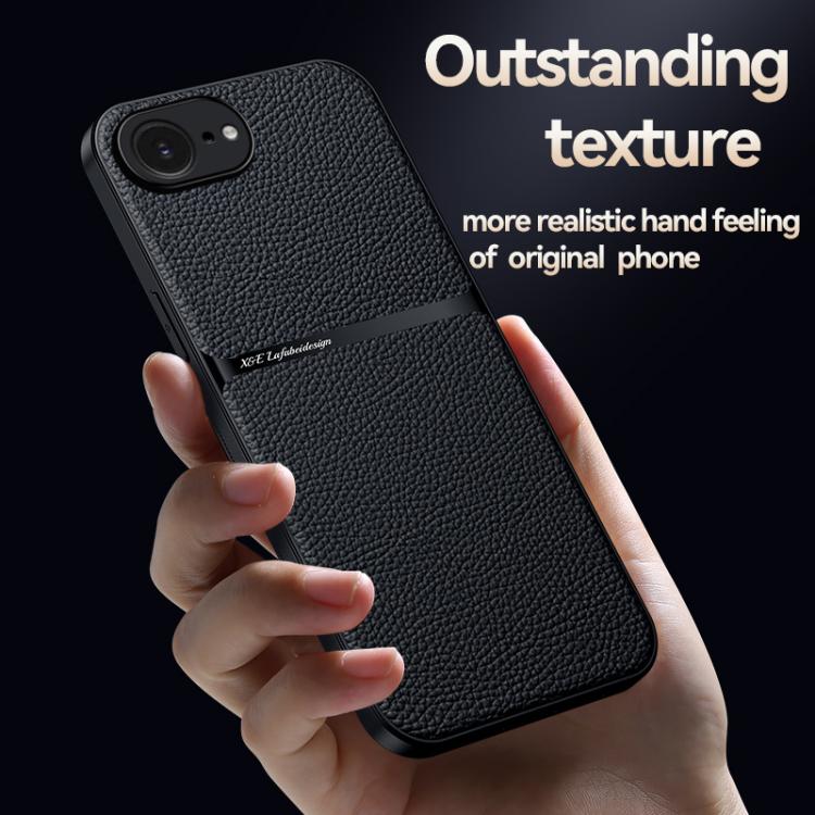 Litchi Leather Magnetic Full Coverage Shockproof Phone Case, For iPhone 17e / 16e, For iPhone 17 Pro Max, For iPhone 17 Pro, For iPhone 17