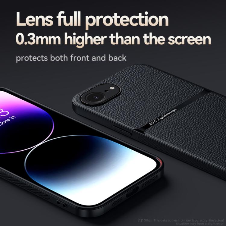 Litchi Leather Magnetic Full Coverage Shockproof Phone Case, For iPhone 17e / 16e, For iPhone 17 Pro Max, For iPhone 17 Pro, For iPhone 17