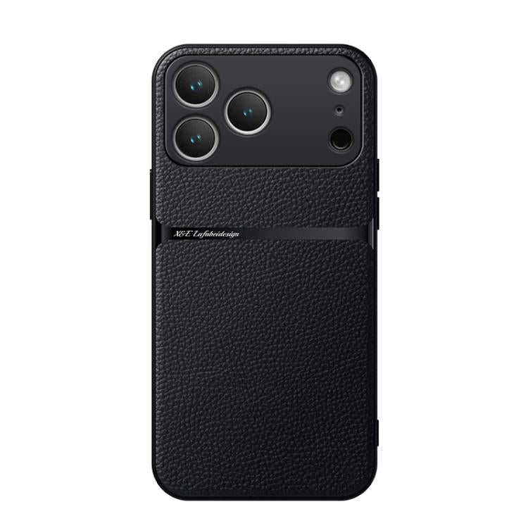 Litchi Leather Magnetic Full Coverage Shockproof Phone Case, For iPhone 17e / 16e, For iPhone 17 Pro Max, For iPhone 17 Pro, For iPhone 17