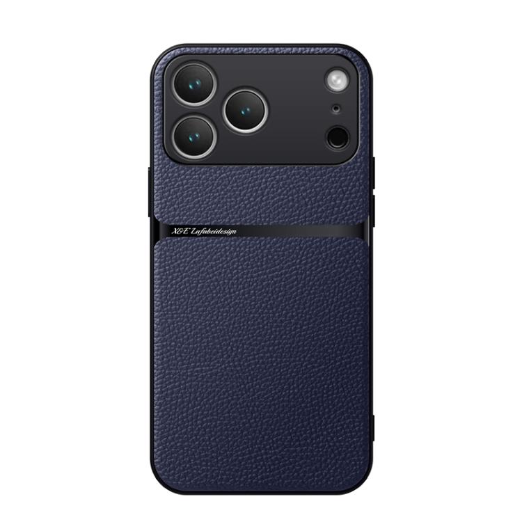 Litchi Leather Magnetic Full Coverage Shockproof Phone Case, For iPhone 17e / 16e, For iPhone 17 Pro Max, For iPhone 17 Pro, For iPhone 17