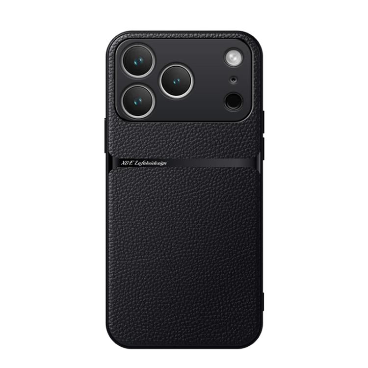 Litchi Leather Magnetic Full Coverage Shockproof Phone Case, For iPhone 17e / 16e, For iPhone 17 Pro Max, For iPhone 17 Pro, For iPhone 17