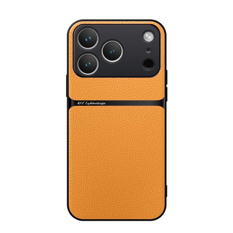 Litchi Leather Magnetic Full Coverage Shockproof Phone Case, For iPhone 17e / 16e, For iPhone 17 Pro Max, For iPhone 17 Pro, For iPhone 17