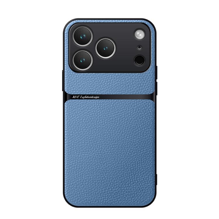 Litchi Leather Magnetic Full Coverage Shockproof Phone Case, For iPhone 17e / 16e, For iPhone 17 Pro Max, For iPhone 17 Pro, For iPhone 17