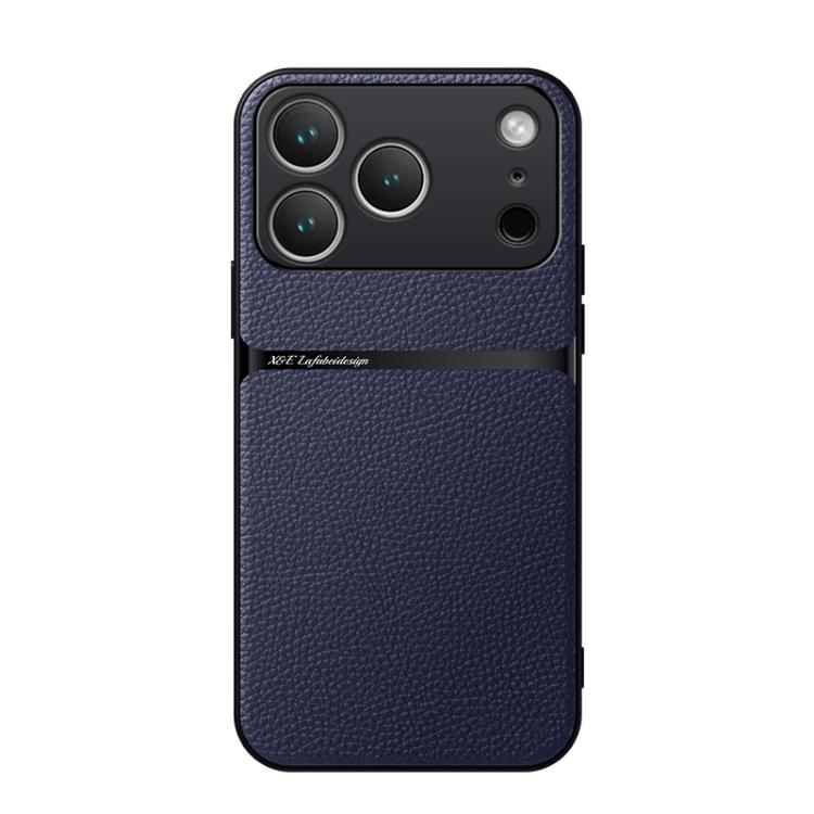 Litchi Leather Magnetic Full Coverage Shockproof Phone Case, For iPhone 17e / 16e, For iPhone 17 Pro Max, For iPhone 17 Pro, For iPhone 17