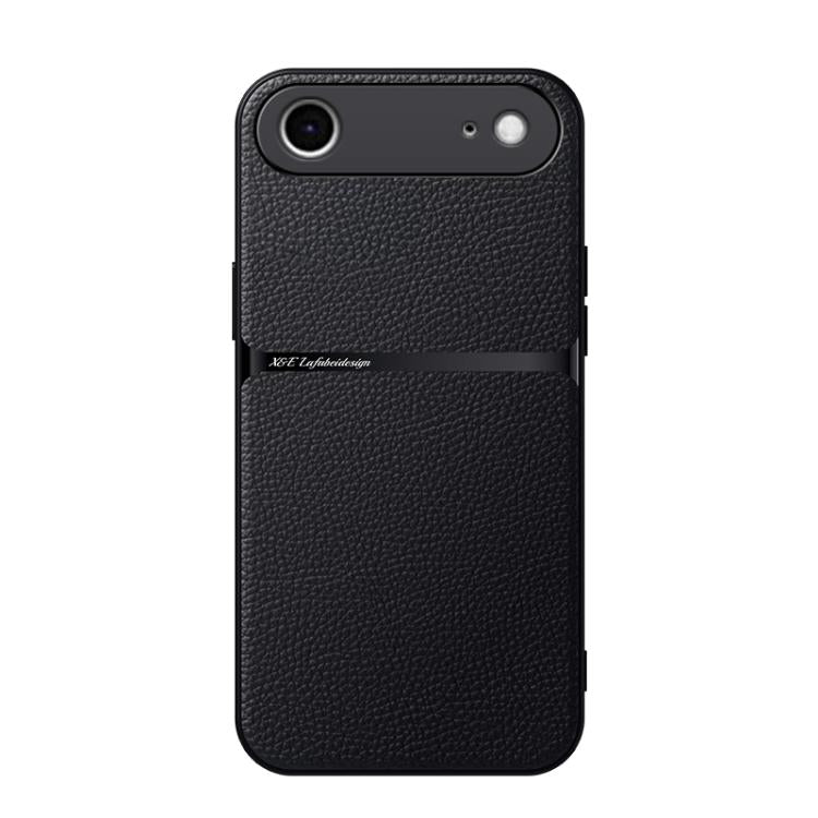 Litchi Leather Magnetic Full Coverage Shockproof Phone Case, For iPhone Air, For iPhone 16 Pro Max, For iPhone 16 Pro, For iPhone 16 Plus