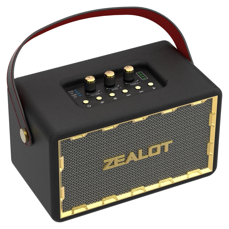 Zealot MT01M Retro Card Portable Wireless Bluetooth Speaker with Microphone