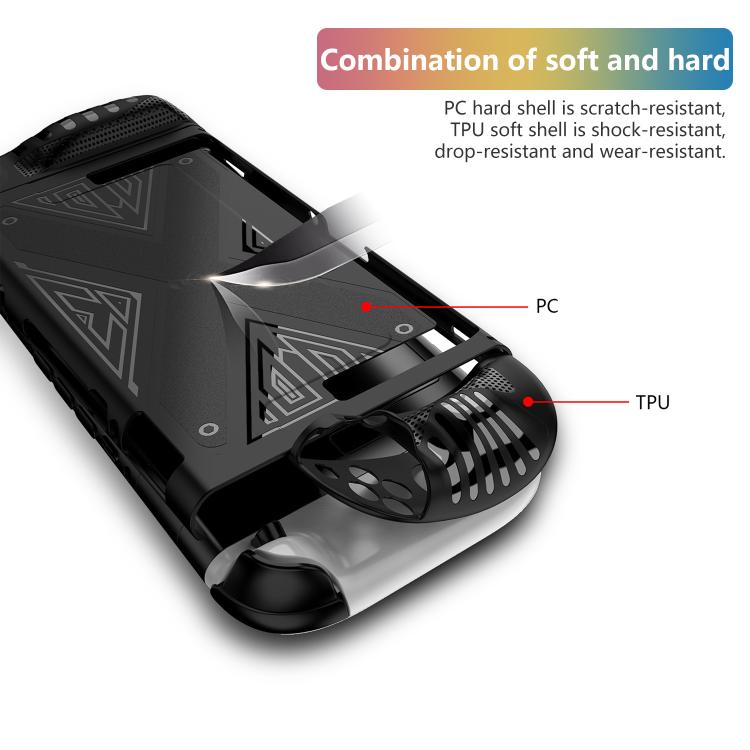 Detachable X-pattern Protective Case with Holder, For Nintendo Switch 2
