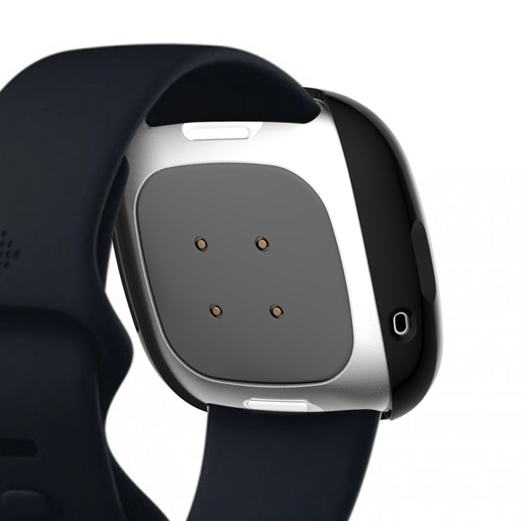 For Fitbit Versa 3 / Versa Sense Plating Full Package TPU Protective Case(Black)