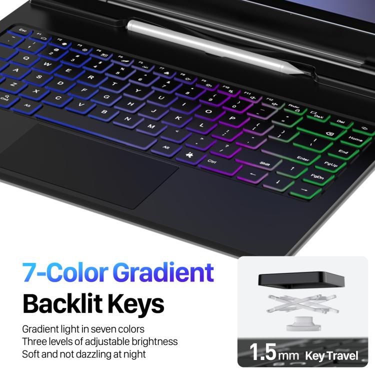 DUX DUCIS MK Series Magnetic Wireless Bluetooth Keyboard Tablet Case, For Samsung Galaxy Tab S11 Ultra