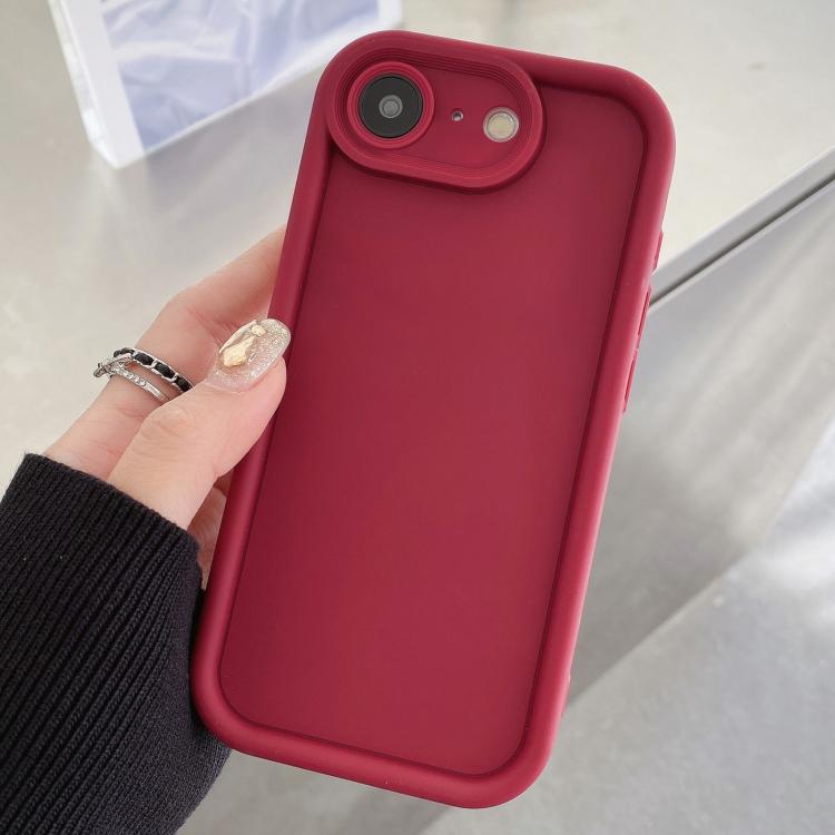 Shockproof Frame Frosted Precise Hole TPU Phone Case, For iPhone 14 Pro, For iPhone 14 Pro Max, For iPhone SE 2022 / 2020 / 8 / 7