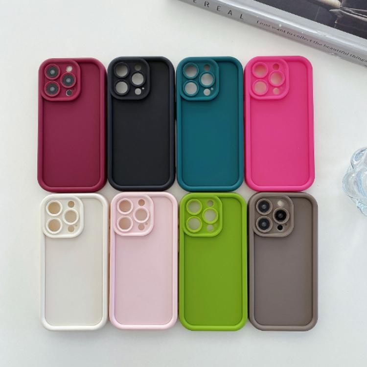 Shockproof Frame Frosted Precise Hole TPU Phone Case, For iPhone 17, For iPhone Air, For iPhone 16 Pro Max