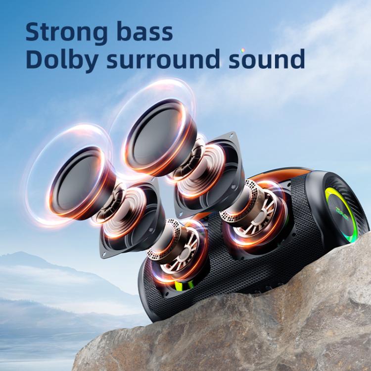 Zealot P11 50W Portable Outdoor RGB Bluetooth Speaker, PT11, P11