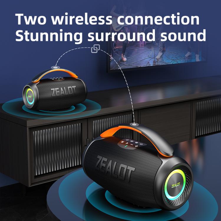 Zealot P11 50W Portable Outdoor RGB Bluetooth Speaker, PT11, P11