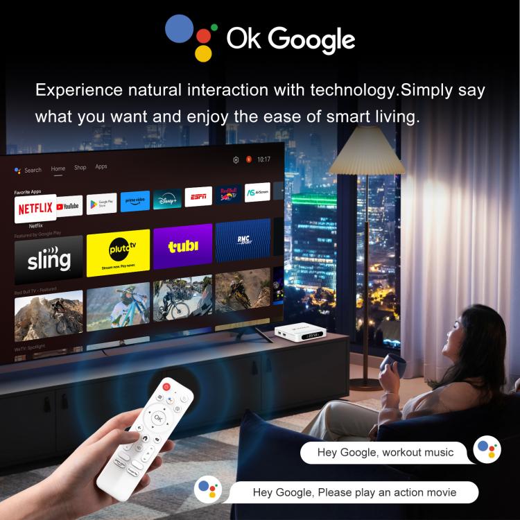 H96 Max H618 Plus Android 14.0 Smart TV Box, Allwinner H618 Quad-core ARM Cortex-A53, 2GB+16GB, 4GB+32GB, 4GB+128GB