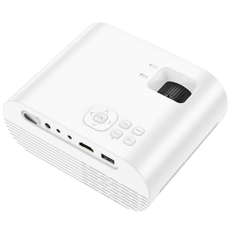 hoco DT1 1280x720P 140ANSI WiFi Bluetooth Wireless Projector Same Screen Version, EU Plug, US Plug
