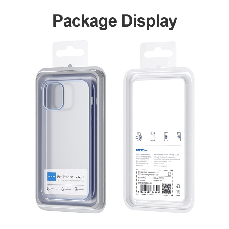 ROCK Shockproof Electroplating TPU Protective Case, For iPhone 12 mini