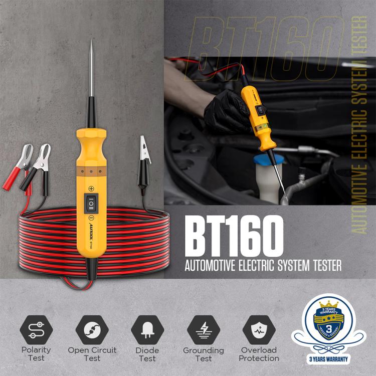 AUTOOL BT160 Car Multifunctional Electrical Circuit Tester Short Circuit Diagnostic Tool, BT160