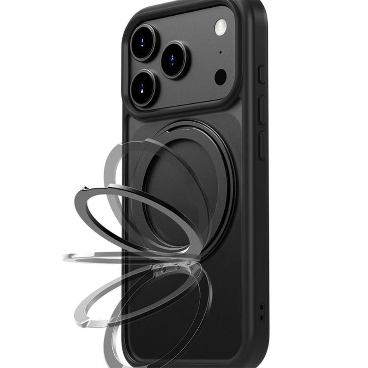 Kalebol Frosted MagSafe Holder Acrylic Hybrid TPU Phone Case, For iPhone 17 Pro Max, For iPhone 17 Pro, For iPhone 17, For iPhone Air