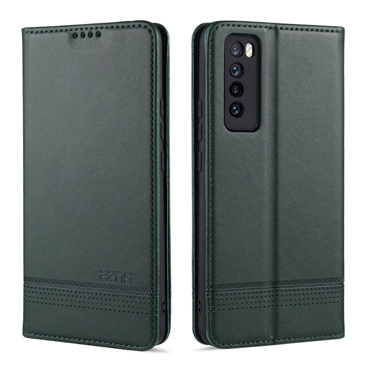 AZNS Magnetic Calf Texture Horizontal Flip Leather Case with Card Slots & Holder & Wallet, For Samsung Galaxy S20+
