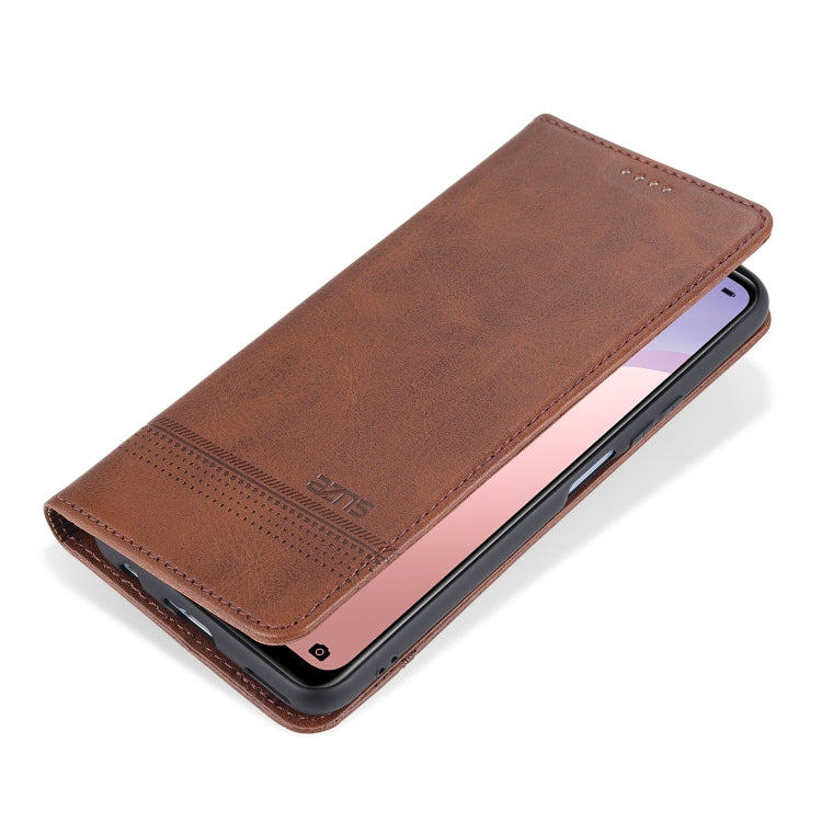 AZNS Magnetic Calf Texture Horizontal Flip Leather Case with Card Slots & Holder & Wallet, For Samsung Galaxy S20+