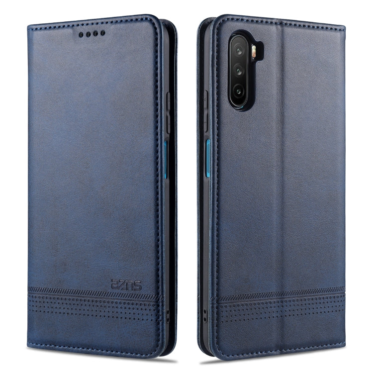 AZNS Magnetic Calf Texture Horizontal Flip Leather Case with Card Slots & Holder & Wallet, For Samsung Galaxy S20+