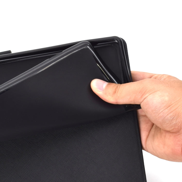 For iPad Air 2020 10.9 Cowhide Texture Horizontal Flip Leather Case with Holder & Card Slots & Sleep / Wake-up(Red)