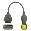 6 Pin to 16 Pin Motorcycle OBD2 Converter Cable Diagnostic Cable, For Husqvarna