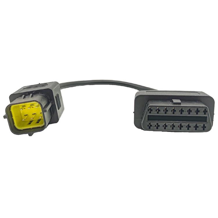 6 Pin to 16 Pin Motorcycle OBD2 Converter Cable Diagnostic Cable, For Husqvarna