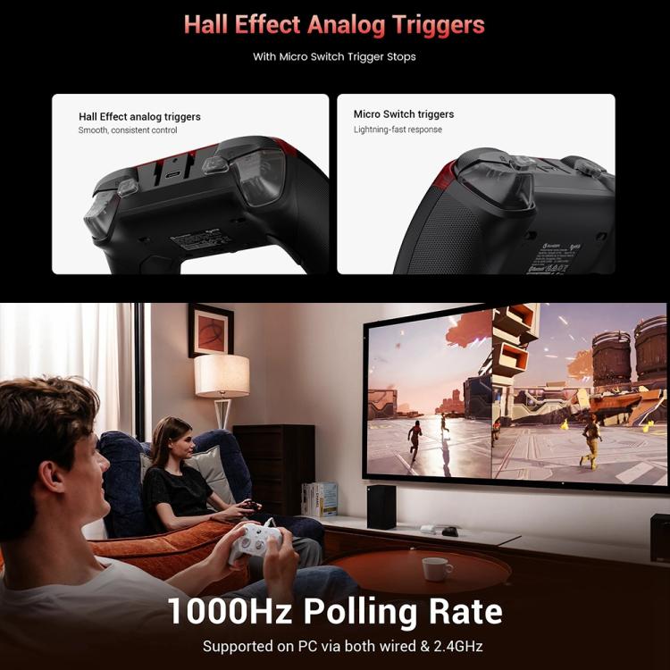 GameSir G7 Pro Bluetooth Wireless Tri-Mode Game Controller for Xbox / Steam / PC / Android, G7 Pro