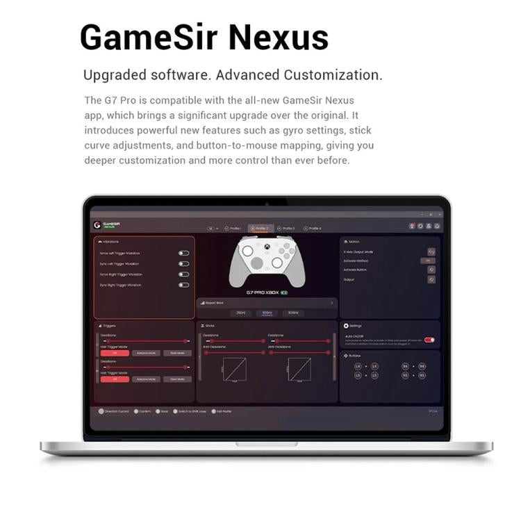 GameSir G7 Pro Bluetooth Wireless Tri-Mode Game Controller for Xbox / Steam / PC / Android, G7 Pro