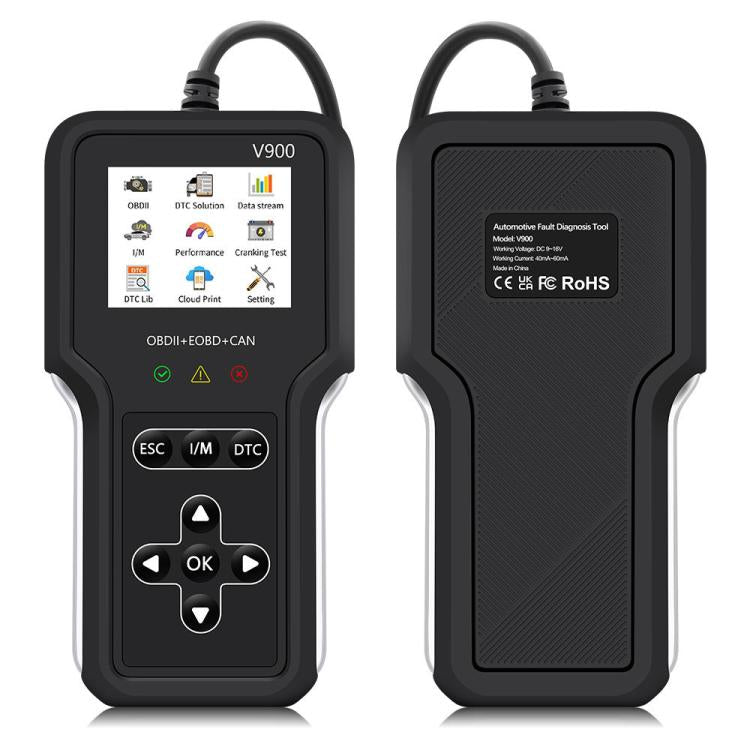 V900 Car Engine Transmission Diagnostic Scanner Tool Car Fault Detector, V900