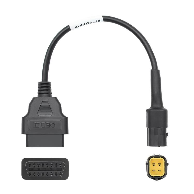 Agricultural Machinery Repair OBD2 Diagnostic Adapter Cable for Kubota Diagmaster Python, OBD2 Diagnostic Adapter Cable